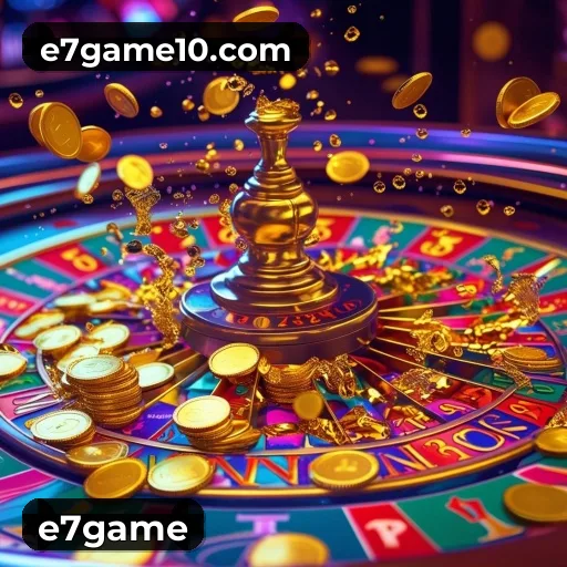 App e7game para iOS e Android — interface mobile, login biométrico e PIX integrado